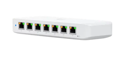 Коммутатор Ubiquiti USW-Ultra, 7×GbE PoE+, 1×GbE PoE++ input, управляемый