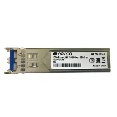 SFP-трансивер ORIGO SFP-трансивер, 1000Base-LHX (Duplex LC), 1550 нм, для одномодового кабеля, до 50 км