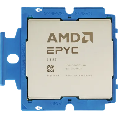 Процессор AMD 100-000001148, EPYC 9355, 32C/64T, 3.55/4.4GHz, SP5