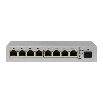 Коммутатор SNR SNR-S1908-1GS, неуправляемый L2, 8×FE, 1×SFP