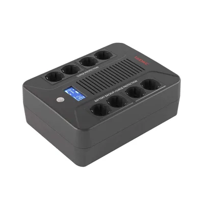 DKC INFOPDU600LCD Линейно-интерактивный ИБП ДКС серии Info PDU, 600 ВА/360 Вт, 1/1,8xSchuko,  LCD,  1x7Aч