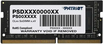 Модуль памяти Patriot PSD416G266681S, DDR4, 16GB, 2666MHz, SO-DIMM