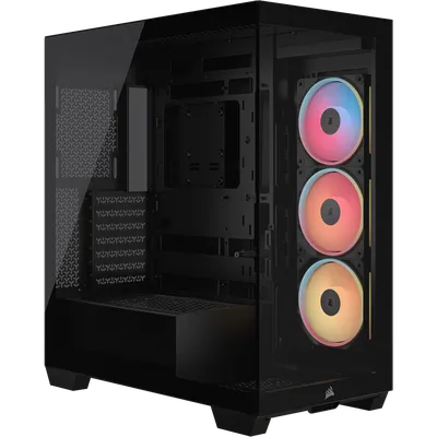 Корпус Corsair CC-9011324-WW, 3500X LX-R RGB, Midi-Tower, черный