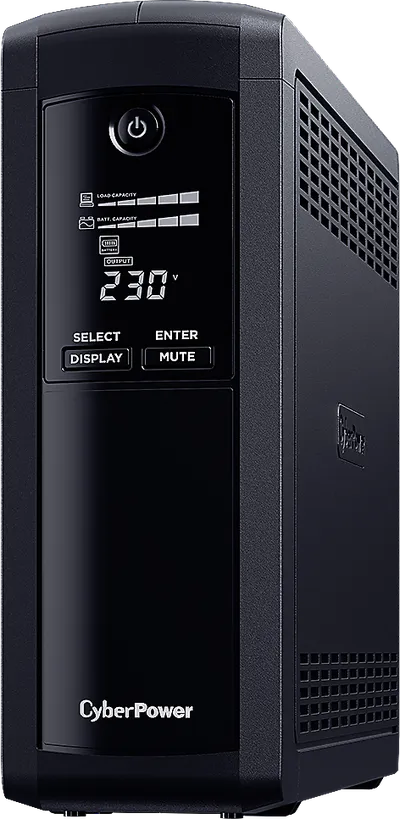 ИБП CyberPower VP1600ELCD, 1600ВА/960Вт, линейно-интерактивный, LCD