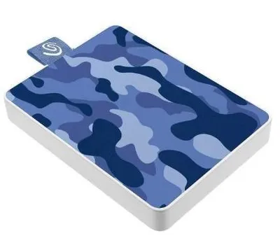 Внешний SSD Seagate STJE500406, 500GB, 2.5", USB 3.0, Camo Blue