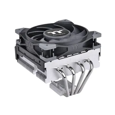 CL-P073-AL12BL-A - Кулер для процессора,Thermaltake, Toughair 110 CPU, CL-P073-AL12BL-A, Intel LGA 1700/1200/1156/115x и AMD AM4/AM3+/AM3/AM2+/AM2/FM2/FM1, TDP 140W, 120мм вентилятор, 500-2000 об.мин, 58.35 CFM, 23.6 dB(A), 4pin, 137.7x123.6x114.1мм, Серебристый