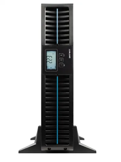 Источник бесперебойного питания SMARTWATT UPS DATA PRO COMBO 1kVA Онлайн, мощность 1000/900 ВА/Вт, стоечный/напольный, LCD дисплей, управляемые розетки, Shuko CEE7/4 - 2 шт. , IEC13 - 3 шт.
