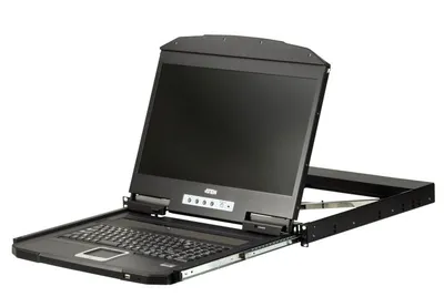 KVM-консоль ATEN CL3100NX-ATA-RG, 18.5" LCD, VGA+USB, 1U