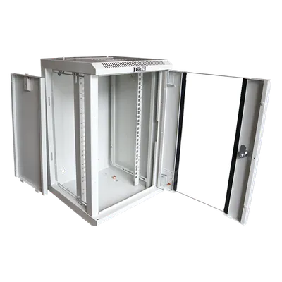 Шкаф Lanmaster TWT-CBW10G-6U-3X3-GY, настенный, 6U, 312×300мм, IP20