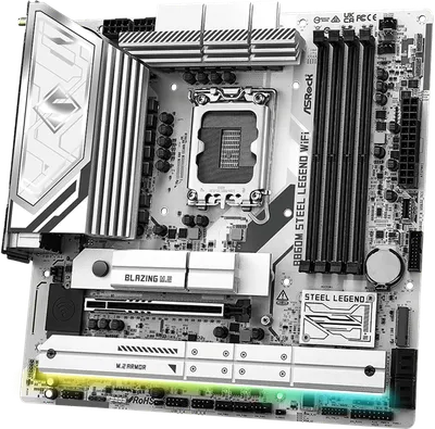 Материнская плата ASRock B860M Steel Legend WiFi, LGA1851, DDR5, mATX