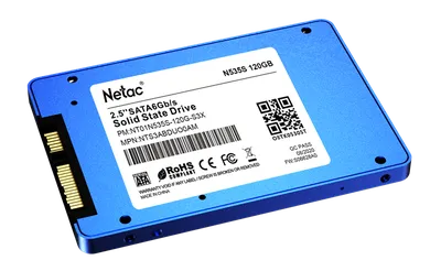 SSD Netac N535S NT01N535S-120G-S3X, 120 ГБ, SATA III, 2.5"