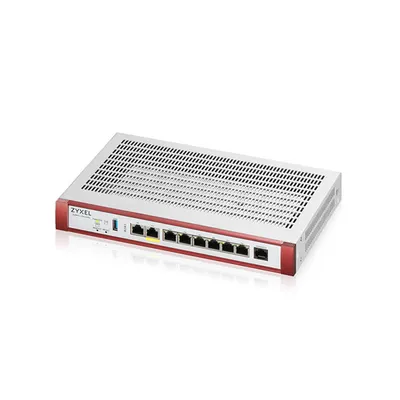 Межсетевой экран Zyxel USGFLEX200HP-EUCI02F, 8×RJ-45, 1×2.5G PoE+, 5 Гбит/с, 1U