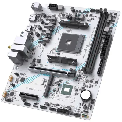 Материнская плата MAXSUN MS-B550M GAMING WIFI ICE, AM4, B550, 2xDDR4, Wi-Fi