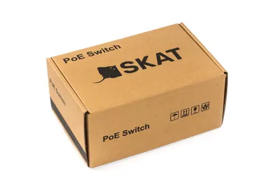 Коммутатор Бастион SKAT PoE-2E-1S, 2×100 Мбит/с PoE++ + 1×1 Гбит/с SFP, неуправляемый