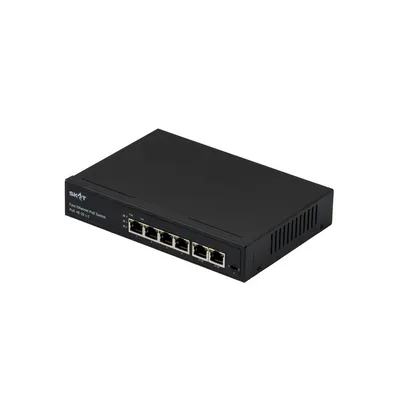 Коммутатор Бастион 4071 SKAT PoE-4E-2E v.2, PoE+, 4×Ethernet, 2×Uplink, 80Вт