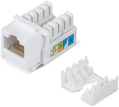 Модуль Cabeus KJ-RJ45-Cat.6-90, Keystone Jack RJ-45, Cat.6