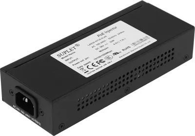 PoE-инжектор Hikvision LAS30-57CN-RJ45, 30Вт, 1×RJ45 1000M