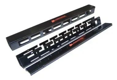 Организатор Lanmaster LAN-ORG/CVP-1U, 19", 2U, горизонтальный, черный