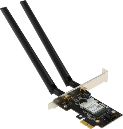 Адаптер ASUS PCE-AXE5400, Wi-Fi 6E, PCIe, Bluetooth 5.2