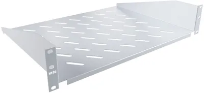 Полка NTSS NTSS-FF-350, 19", 2U, глубина 350мм, серый