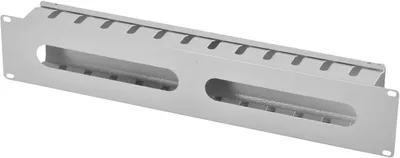 Органайзер ЦМО ГКЗ-2U, 19", 2U, с крышкой, серый