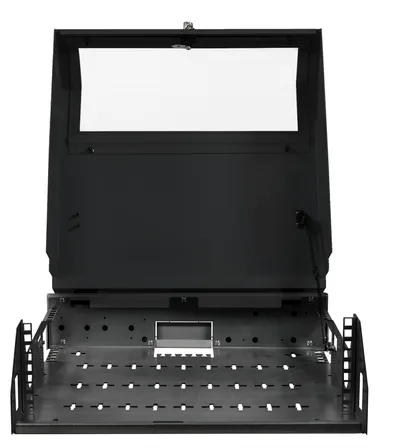 Шкаф коммутационный NTSS NTSS-SOHO5U-BL, настенный, 5U, 520×140 мм, черный
