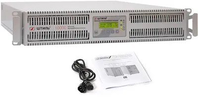 ИБП Штиль SR1110L, 10кВА/8кВт, 19", on-line, внешние АБ