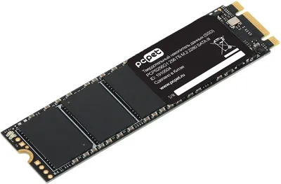 SSD накопитель PC Pet PCPS256G1, M.2 SATA, 256ГБ, 500/420 МБ/с