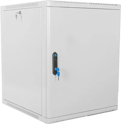 Шкаф телекоммуникационный настенный ЦМО ШРН-12.350.1, 12U, 19", 600×350 мм, серый