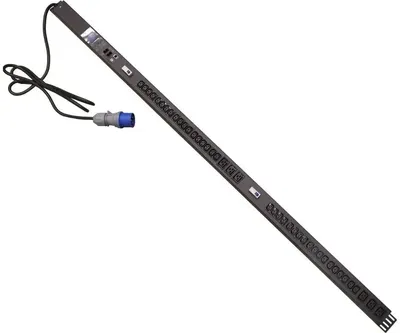 Распределитель питания LANMASTER TWT-PDVMT1-6X36-32A, 32A, 36xC13+6xC19, 3м, Zero U