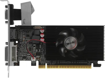 Видеокарта Afox AF210-512D3L3-V2, NVIDIA G210, 512MB DDR3, Low Profile