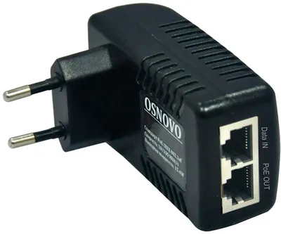 PoE-инжектор OSNOVO Midspan-1/151, 1×RJ45, 15.4Вт, 802.3af