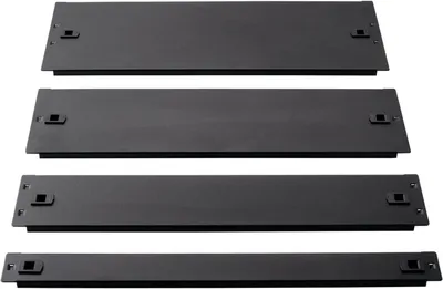 Фальш-панель Lanmaster LAN-DC-TLMFP-1U, 1U, черная