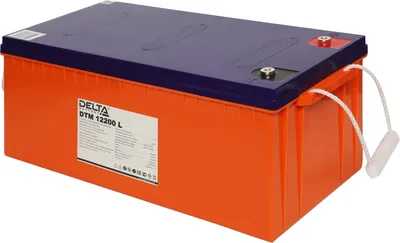 Аккумулятор Delta DTM 12200 L, 12В, 200Ач, AGM