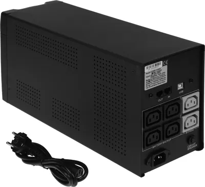 ИБП Powercom IMP-1200AP, Line-Interactive, 1200VA/720W, 6×IEC-320 C13, Tower
