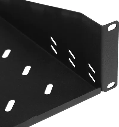 Полка ITK RS05-350P-R, 2U, 19", 350мм, 20кг, черный