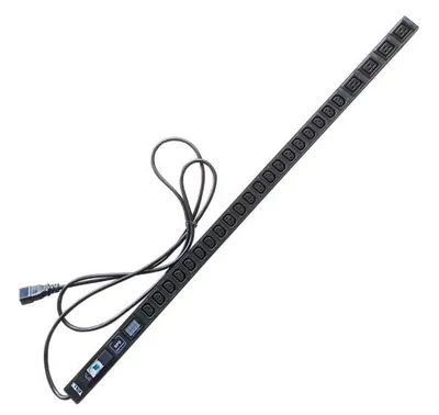 Блок розеток Lanmaster TWT-PDVI-4C9-20C3-C0, 16A, 20xC13+4xC19, Zero U