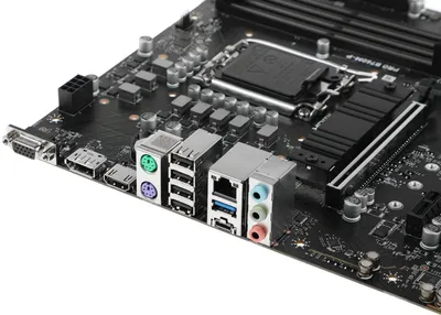 Материнская плата MSI PRO B760M-P, LGA1700, Intel B760, 4xDDR5, 4xSATA, 2xM.2, 1xPCIe 4.0 x16, 2xPCIe x1, DisplayPort, HDMI, D-Sub, 1x1Gb LAN, USB Type-C, 3x3.5 мм, 7.1, microATX