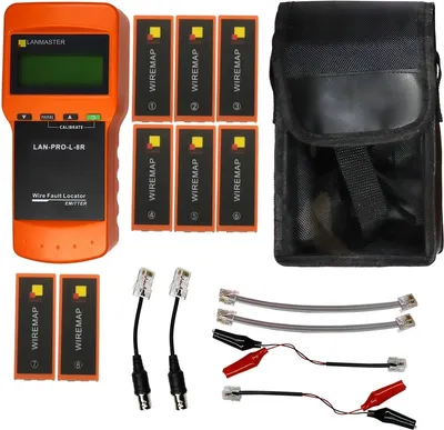 Кабельный тестер LANMASTER LAN-PRO-L-8R, с измерением длины