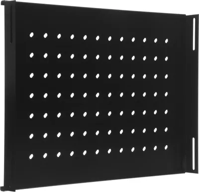 Полка стационарная NTSS NTSS-FS-600-BL, 470x350мм, для шкафов 600мм, черная
