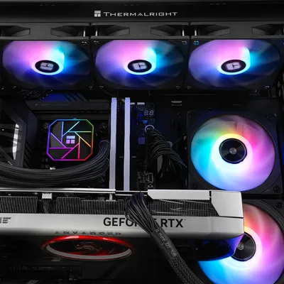 Система жидкостного охлаждения Thermalright A-ELITE-BL-360-ARGB-V3, 360 мм, ARGB, черный