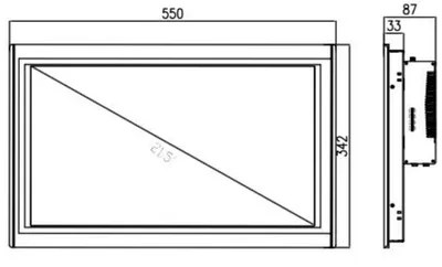 Промышленный панельный компьютер  TPC6000-A2154-TP-8100T-8G-SSD256G