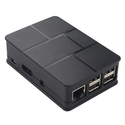 Корпус ACD RA186, для Raspberry Pi 3 B, ABS, чёрный