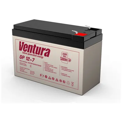 Аккумулятор VENTURA GP12-7, 12В, 7Ач