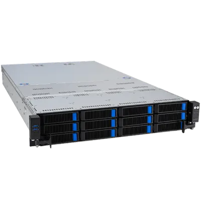 Серверная платформа ASUS 90SF01Z1-M00270, 2U, 2×LGA4677, 32×DDR5, 12×3.5" NVMe, 2×2600W