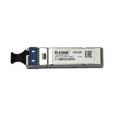 Трансивер D-Link 330R/3KM/A1A, SFP, 1000Base-BX-U, 1310/1550нм, до 3км
