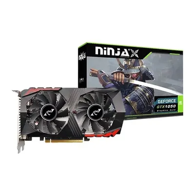 Видеокарта Sinotex GeForce GTX 1050 Ninja, 2 GB GDDR5, 128 bit, DVI-D, DisplayPort, HDMI, GPU 1354 MHz