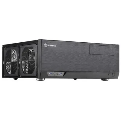Корпус Silverstone SST-GD09B Grandia HTPC ATX Computer Case, Silent High Airflow Performance, black  (221280)