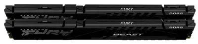 Память Kingston KF556C36BBE2AK2-64, DDR5, 2×32ГБ, 5600МГц, CL36, RGB Black
