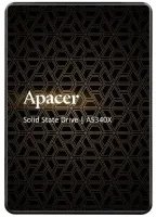 Твердотельный накопитель SSD Apacer AS340X AP480GAS340XC-1 480GB 2.5" Client SATA 6Gb/s, 550/520, IOPS 87/80K, MTBF 1.5M, 3  TLC, 280TBW, 0,53DWPD, RTL {100} (918918)